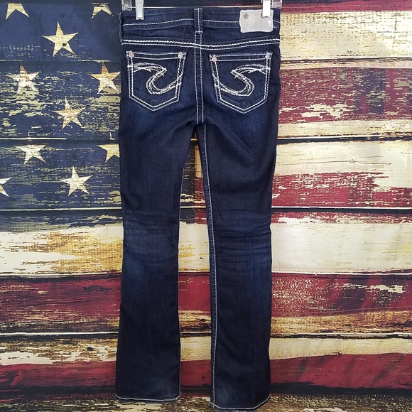 silver jeans frances 18